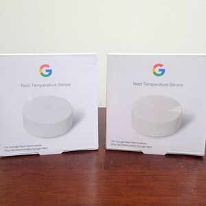 Lot of 2 Google Nest Temperature Sensors - New in Box -
